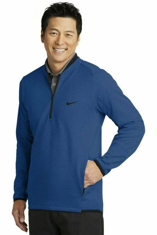 未使用/NIKE ナイキ/ Therma DriFit　TEXTURED FLEECE 1/2-ZIP フリース/プルオーバ―/裏起毛/日本XL/NIKE GOLF