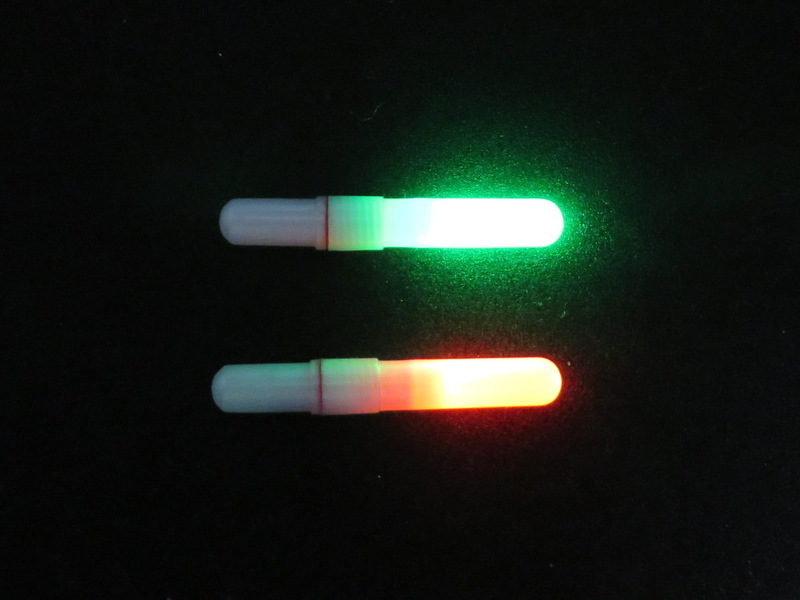 緑 2個入り 電池付き LED 竿先ライト CR311/BR311（ケミホタル 穂先 鈴）