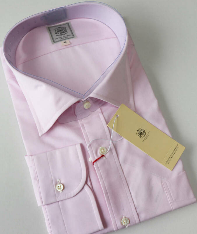 新品タグ付き【JPRESS ジェイプレス】Single Needle Tailoring ワイドカラードレスシャツ ワイシャツ 4L(首周り48㎝) v3991-1920