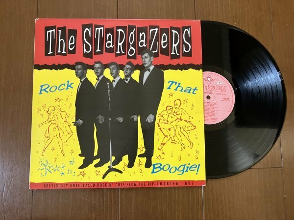 状態「A」1993年 EC（ヨーロッパ）版 The Stargazers スターゲイザーズ「ROCK THAT BOOGIE!」JUMP JIVE SWING レコード アナログ盤 LP