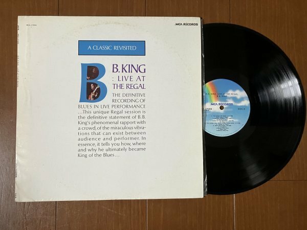 状態「A」1971年 MCA レコード 最高傑作 B.B. King BBキング 「 Live At The Regal 」リーガル劇場 BLUES ブルース レコード アナログ盤 LP