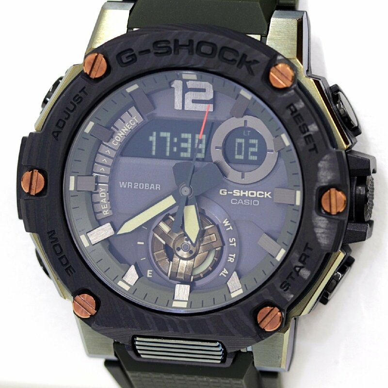 カシオ　G-SHOCK　Gショック　Gスチール　GST-B300XB-1A3JF　腕時計　Bluetooth　クォーツ　メンズ　　　未使用品