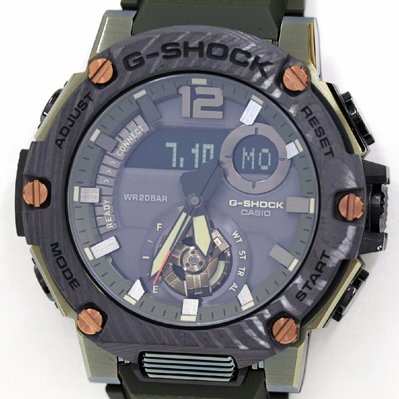 カシオ　G-SHOCK　Gショック　Gスチール　GST-B300XB-1A3JF　腕時計　Bluetooth　クォーツ　メンズ　　　未使用品