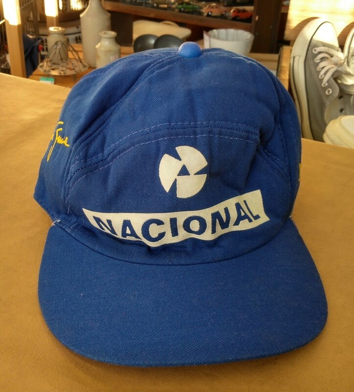 ④ アイルトン・セナ　クラシックコレクション　NACIONAL　キャップ　帽子　ビンテージ