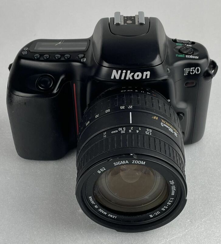 真766【Nikon/ニコン】Nikon F50 レンズ付き　SIGMA ZOOM 28−105mm 1:3.8−5.6 UC−III φ62 カメラ