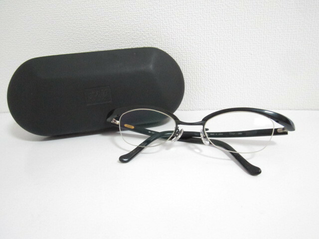◆超貴重　入手困難　999.9　M-01　90B　ビンテージ　レトロ　フォーナインズ　ブロータイプ　ブラック　眼鏡　程度良品