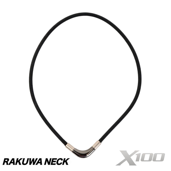ファイテン　RAKUWAネックX100 (チョッパーモデル) ブラック 40cm 女性向け 新品 【羽生結弦選手愛用商品】