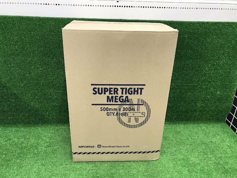 【未使用品】日本梱包資材 ストレッチフィルム SUPER TIGHT MEGA 500mm×300m 6rolls ITZB0EHCKUA8