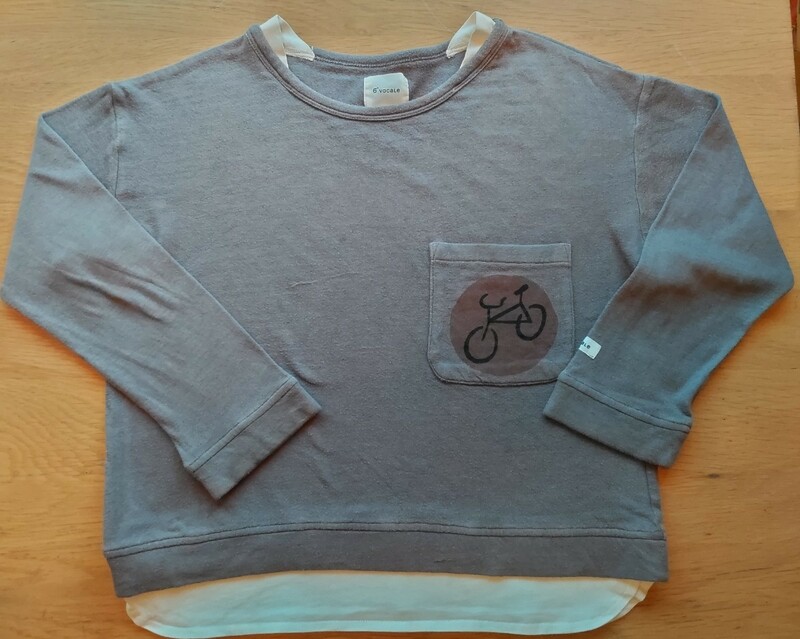 6°vocaLe　セスタヴォカーレ　長袖　130　ロングTシャツ　パープル　bicycle　