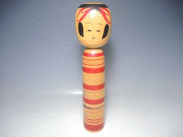 801/○徳永慎一 こけし 土湯系 高さ32cm 日本人形 伝統工芸 伝統こけし