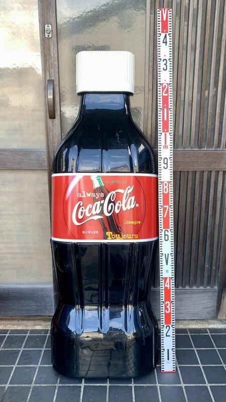 昭和レトロ　当時物　特大　コカ・コーラ　店頭用　ディスプレイ　看板　アンティーク　ビンテージ　非売品　Coca Cola　アメリカン雑貨
