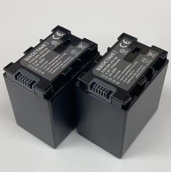 BN-VG138　JVCケンウッド　互換バッテリー　2個（カメラ本体での残量表示対応）GZ-HM177　GZ-HM350　GZ-HM390　GZ-HM438　GZ-HM33　GZ-HM50
