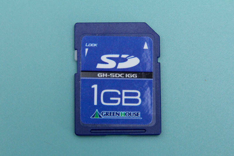 1GB SDカード GREEN HOUSE