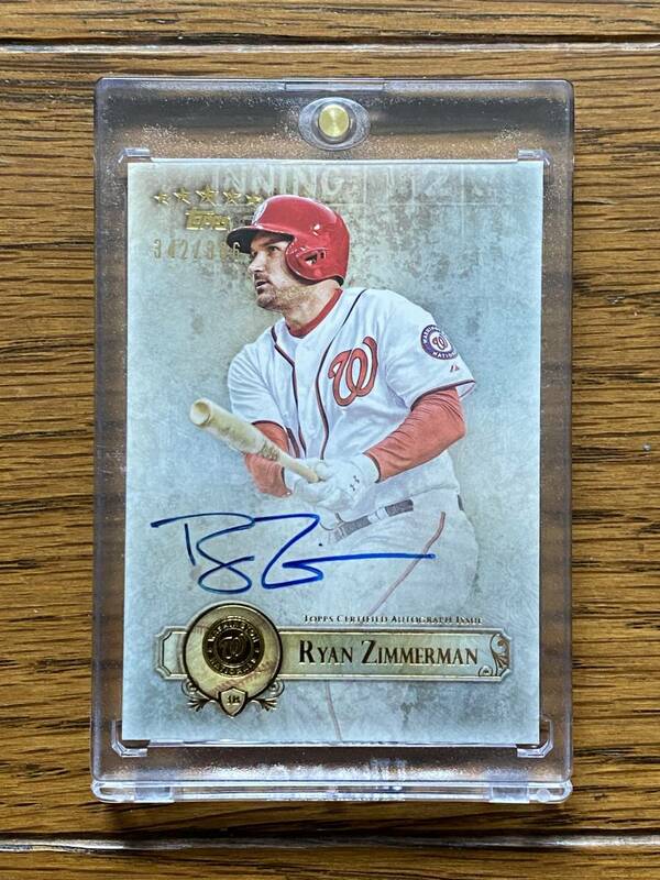 Ryan Zimmerman Topps Five Star 直筆サイン