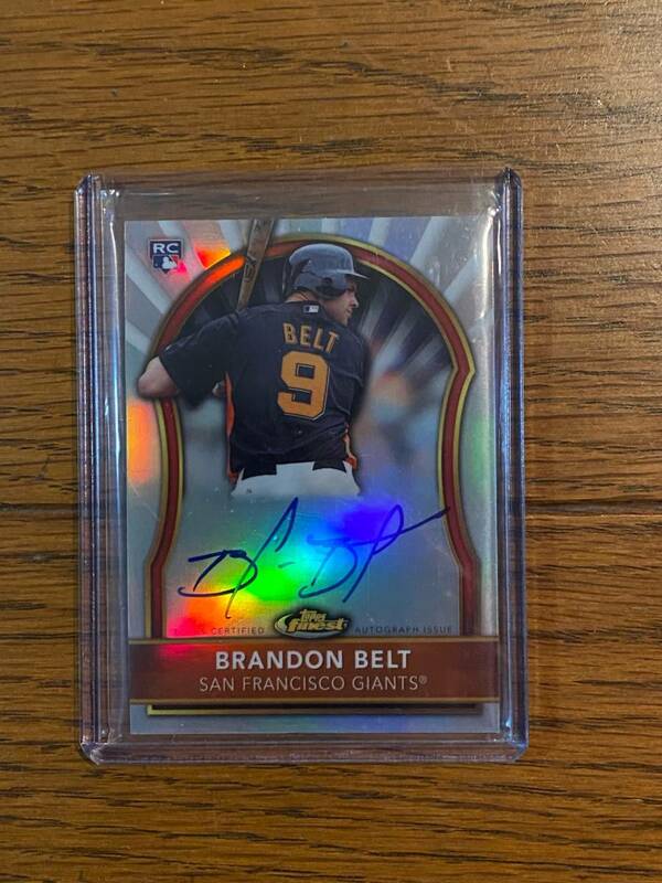 Brandon Belt 2011 Topps Finest 直筆サイン