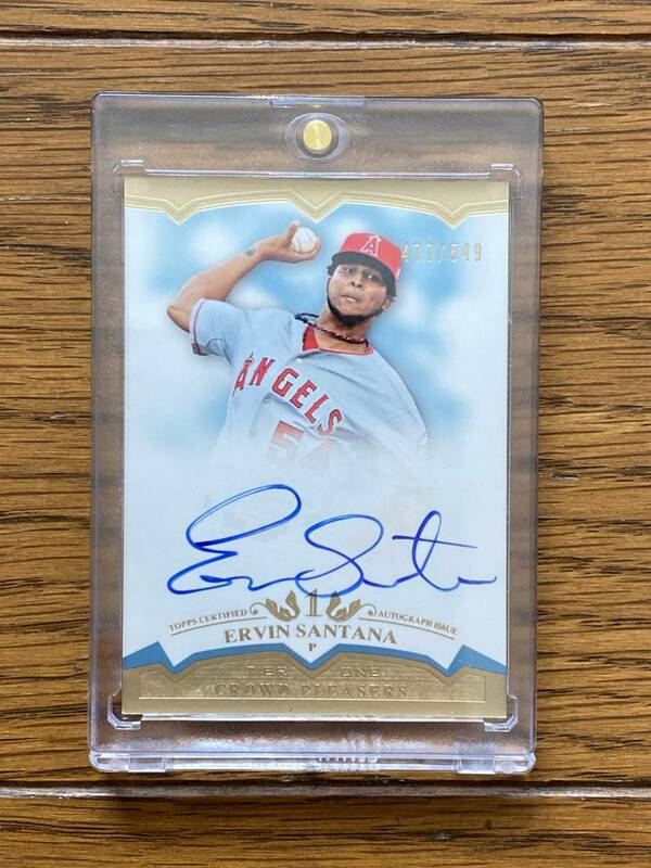 Ervin Santana 2011 Topps Tier One 直筆サイン