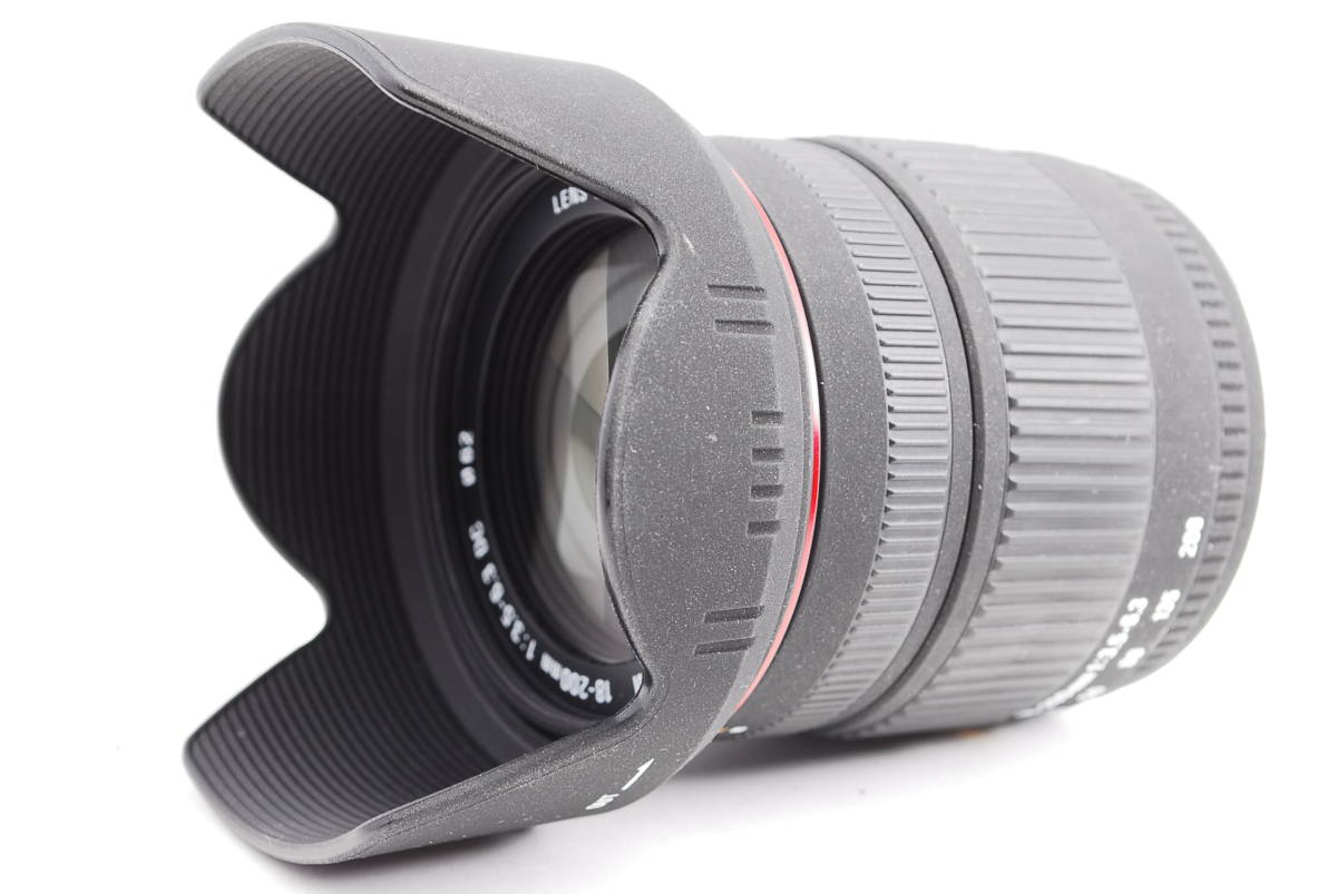 〓外観綺麗　フード付〓シグマ SIGMA ZOOM 18-200mm F3.5-6.3 DC　ペンタックス用