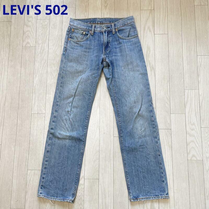 LEVI'S 502 ジーンズ ダメージデニム W28 L32