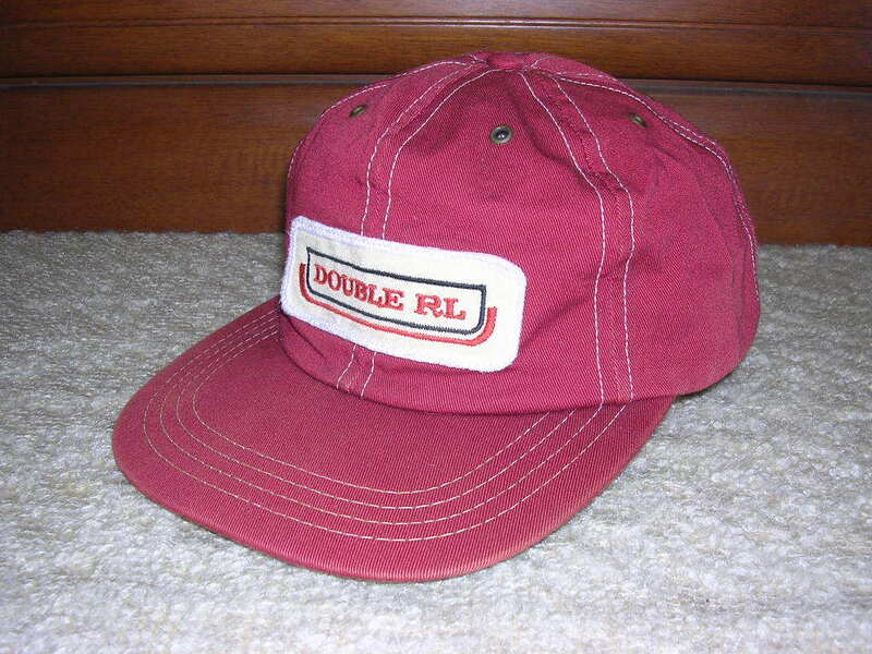 90s USA製 ダブルアールエル RRL トラッカーキャップ 赤 vintage old 初期 三ツ星 ラルフローレン