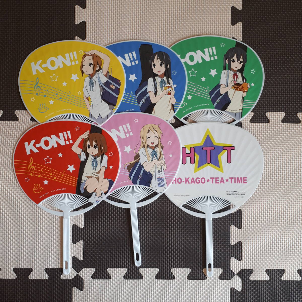 けいおん！！　うちわ６品　超レア