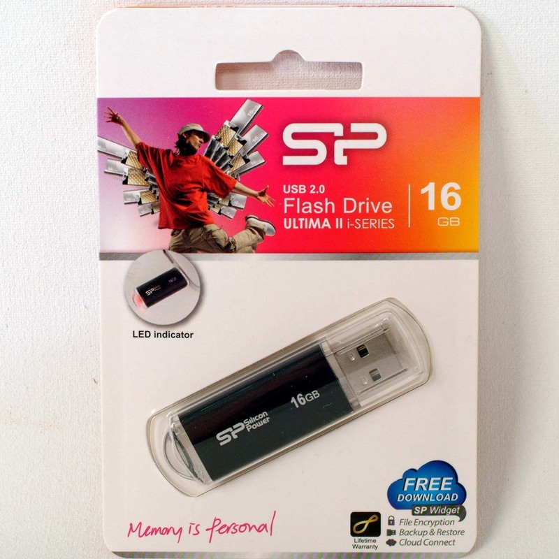 USBメモリ【16GB】USB2.0 シリコンパワー ULTIMA II i-SERIES ブラック【即決】Silicon Power SP016GBUF2M01V1K★4710700391013 新品