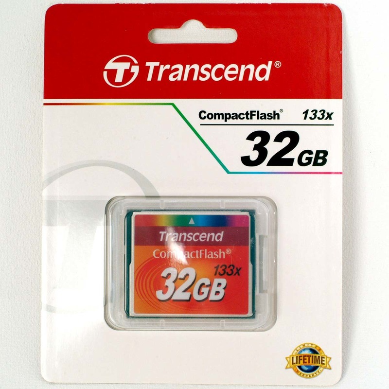 コンパクトフラッシュ CF【32GB】トランセンド TS32GCF133 133x TYPEI【即決】Transcend メディアケース付★0760557811732 新品