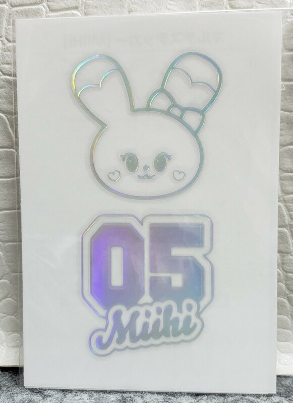 N/ NiziU MULTI STICKER ミイヒ MIIHI 『COCO! nut Fes. -Stadium Special-』 マルチステッカー ピョンピョン NIZOO ニズー JYP