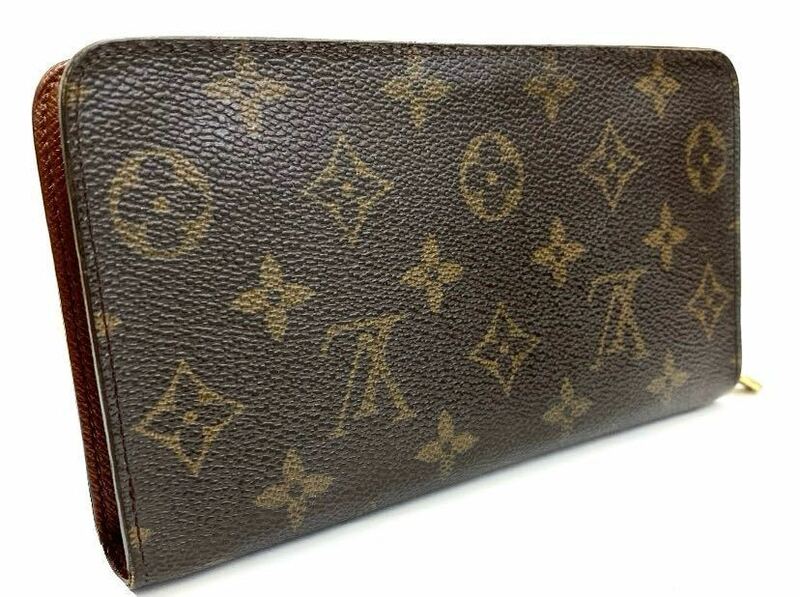 美品 LOUIS VUITTON ルイヴィトン モノグラム ポルトモネジップ ジッピーウォレット 長財布 ラウンドファスナー M61727