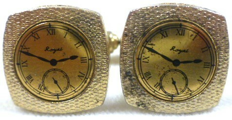時計柄カフスボタン / 紳士用小物 / 装飾品