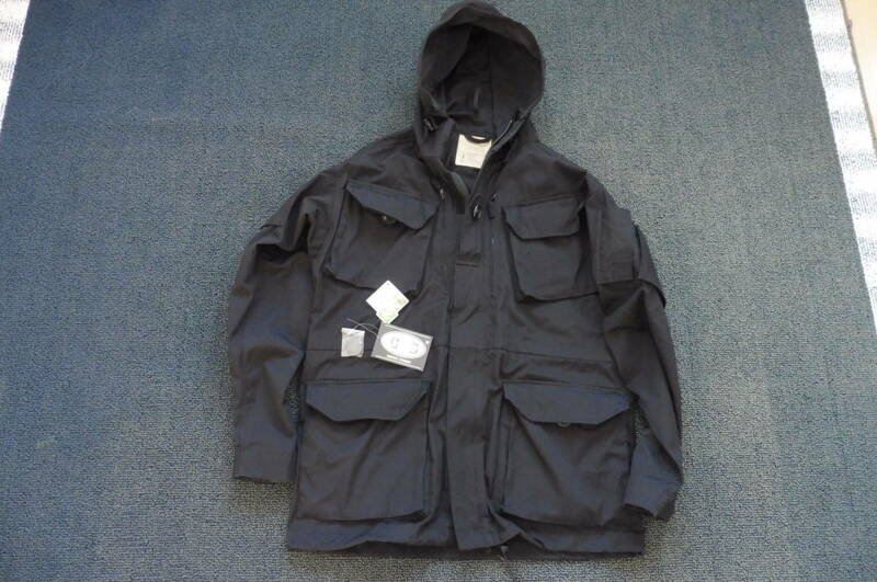 美品 90s UK GS WINDPROOF SMOCK JACKET ジャケット ブラック イギリス　フィールドジャケット 防寒