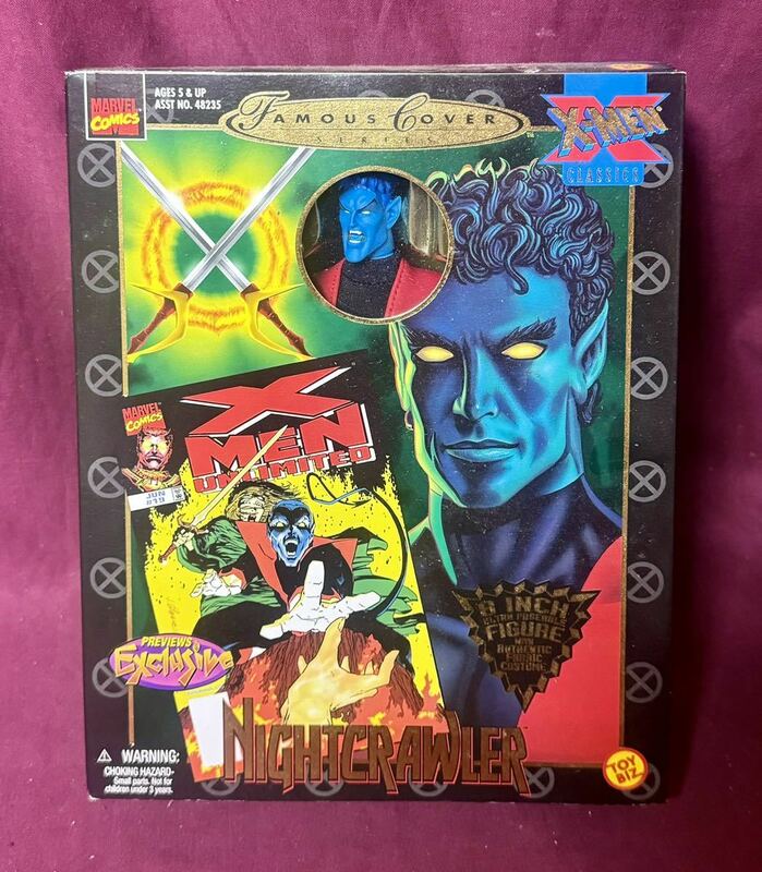 '99 TOYBIZ FAMOUS COVER SERIES『X-MEN』ナイトクローラー 8インチ フィギュア NIGHTCRAWLER MARVEL