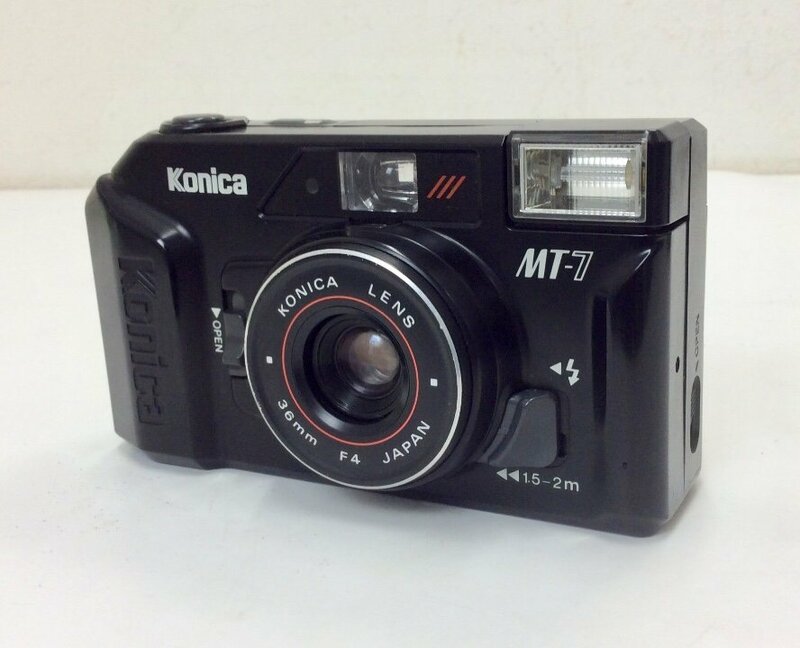 Konica コニカ MT-7 AUTO DATE 36mm F4 コンパクト フィルムカメラ 昭和レトロ K1127