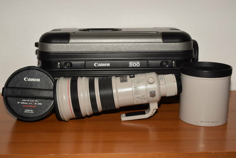【極上品】 Canon EFレンズ EF500mm F4.0L IS USM 単焦点レンズ 超望遠　#6377