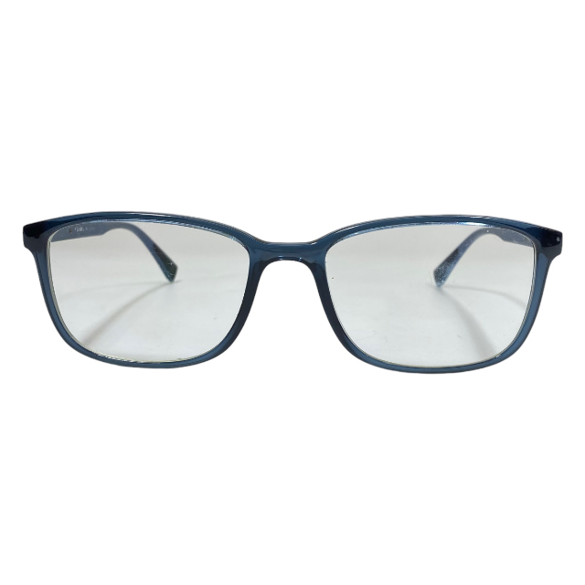 PRADA プラダ メガネ 眼鏡 アイウェア アクセサリー 小物 プラスチック ラバー ロゴ ブルー 度有