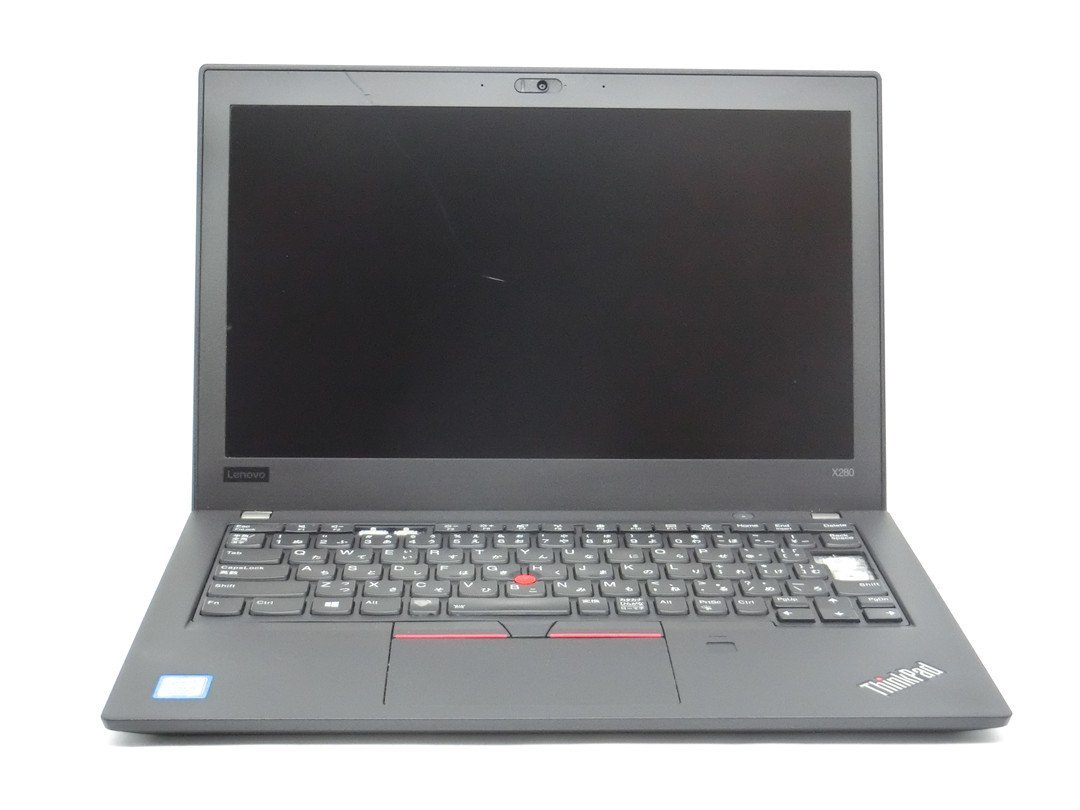 中古Lenovo ThinkPad X280 第8CORE世代I5/8GB　12.5型 ノートパソコン　通電します　起動しません　詳細不明　ジャンク扱い 　