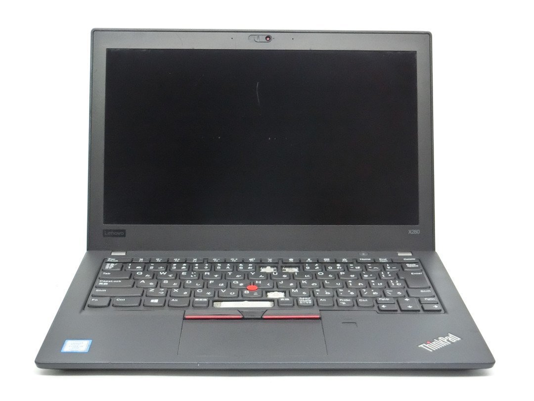 中古Lenovo ThinkPad X280 第8CORE世代I5　　12.5型 ノートパソコン　通電しません　液晶割れ　バッテリー欠品　詳細不明　ジャンク扱い 　