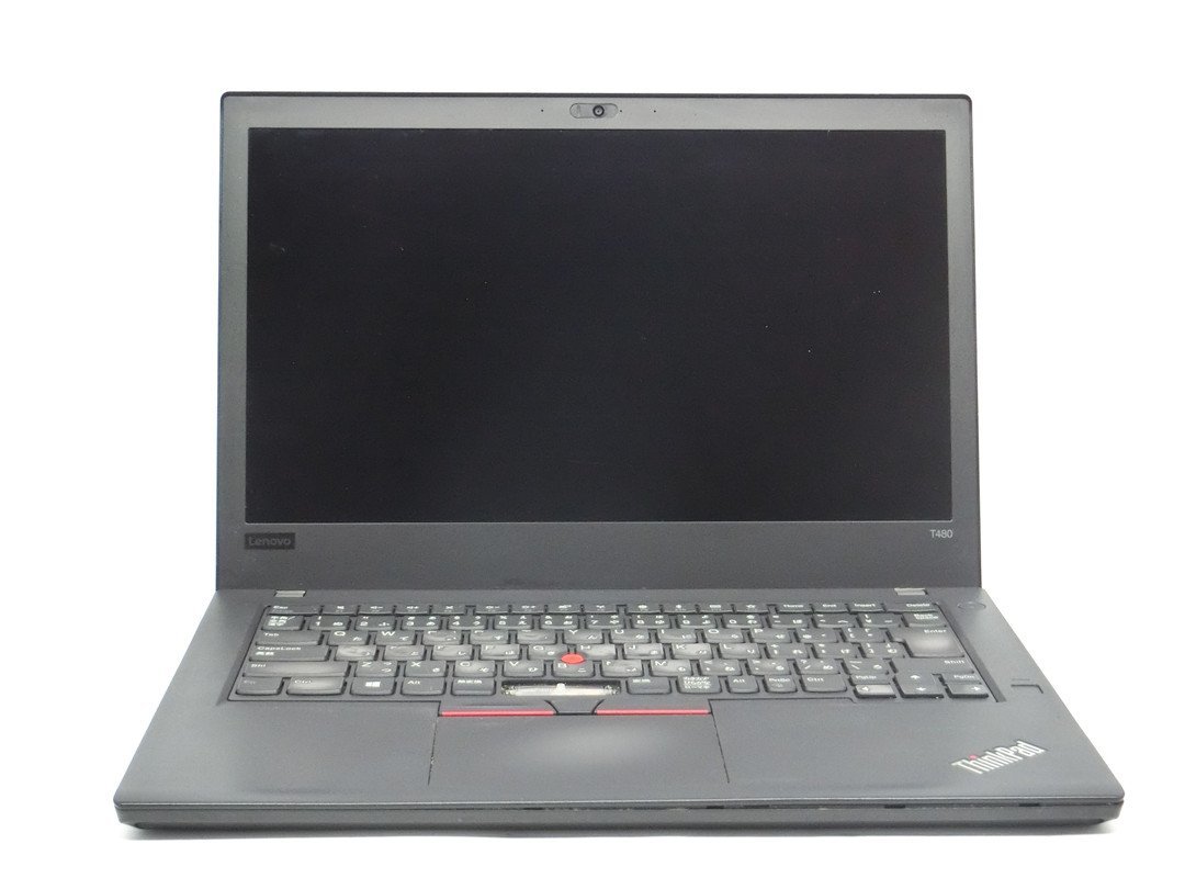 中古　Lenovo　T480　CORE8世代i5　ノートパソコン　通電しません　バッテリー欠品　　詳細不明　ジャンク扱い　送料無料