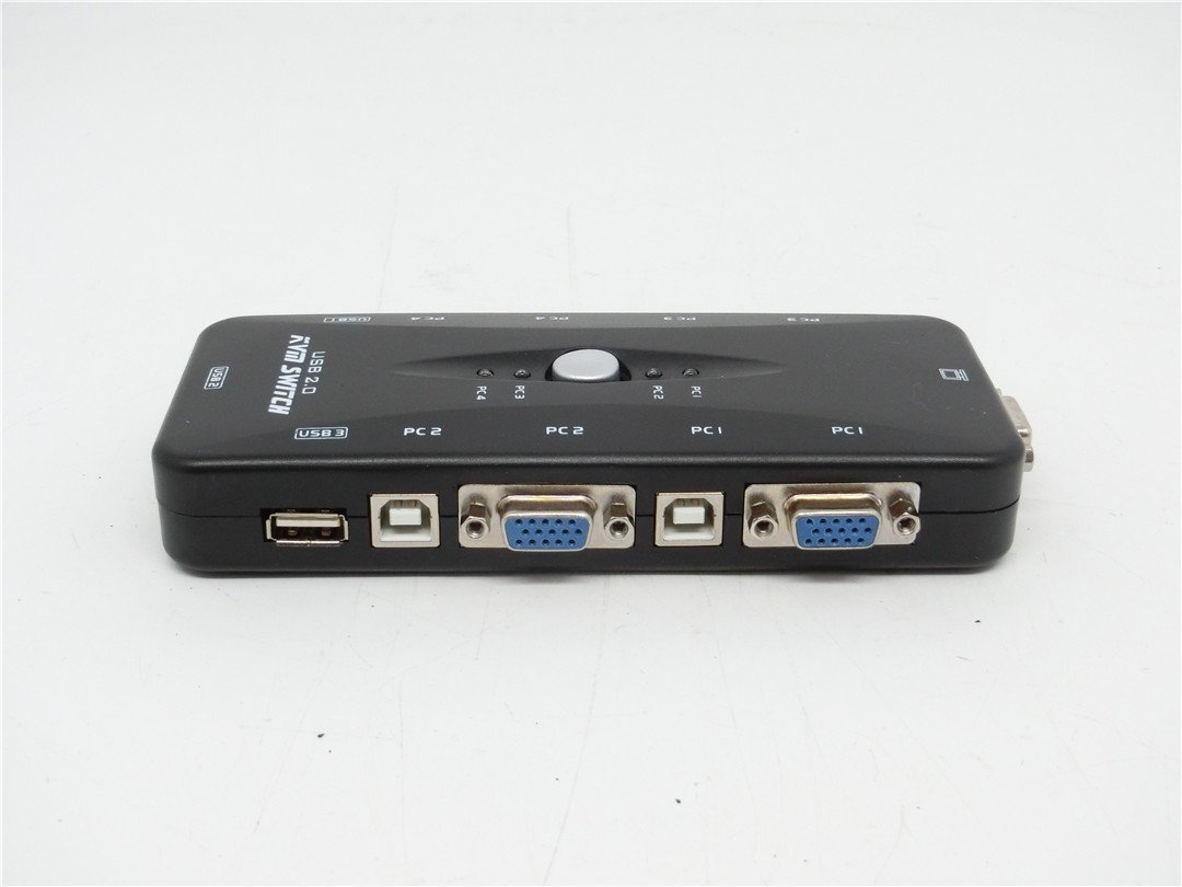新品未使用　USB2.0　4port USB KVM SWITCH　　送料無料