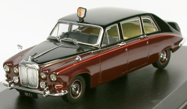 Ж オックスフォード 1/43 デイムラー DS420 リムジン 王室御用車 Daimler Queen Mother's Limousine Claret/Black 赤/黒 OXFORD Ж JAGUAR