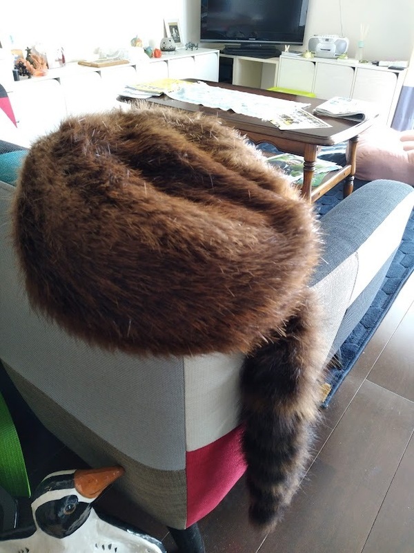 ロシア帽子　尻尾
