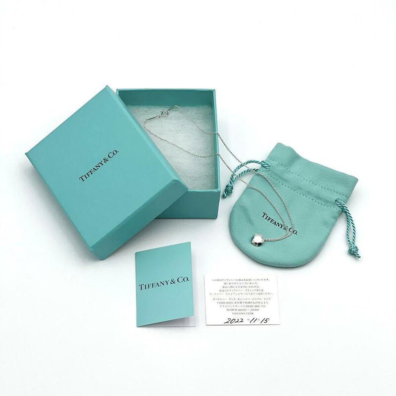 【23年現行品】ティファニー　Tiffany　レディース　ネックレス　2カラット ファセット　ペンダント　シルバー