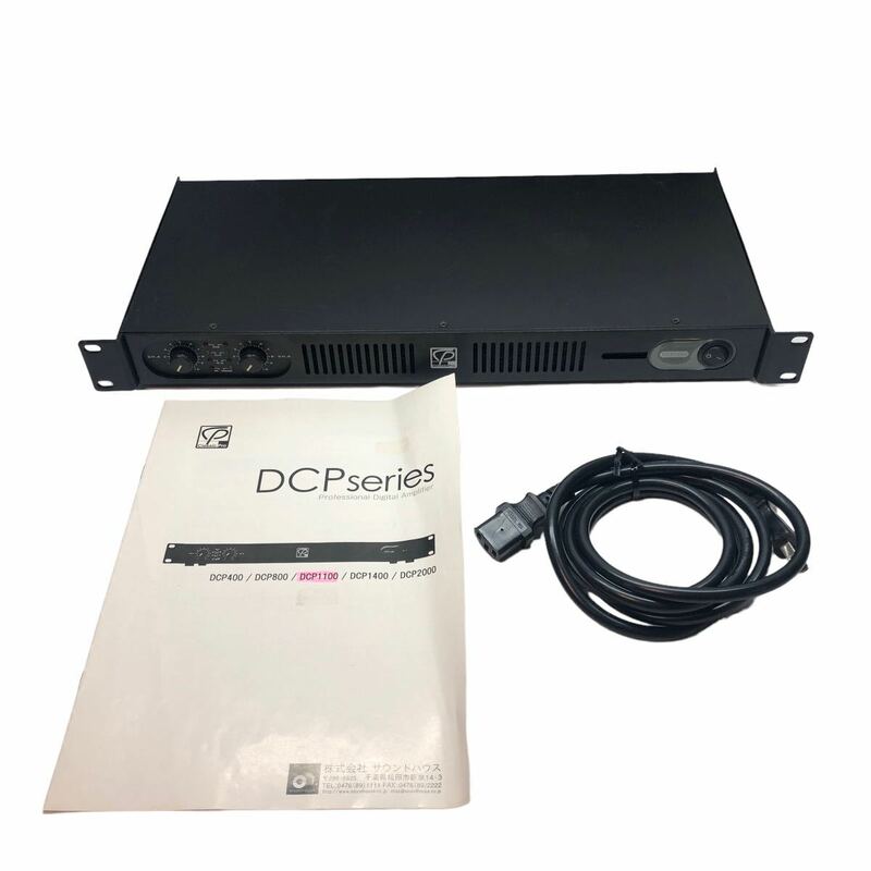【ジャンク品／通電確認】パワーアンプ Classic pro DCP1100 小型ハイパワー（300+300W) １Ｕ