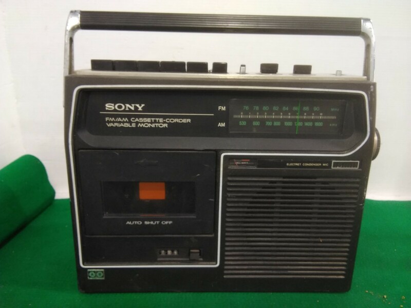 g_t Ｑ072 SONY　AM/FMラジカセ(CF-1600)★AV機器★オーディオ機器★カセットデッキ★ラジカセ☆ソニー