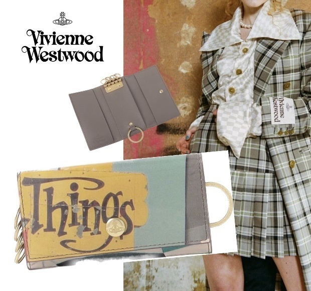 新品 ヴィヴィアンウエストウッド Vivienne Westwood 牛革 キーケース ４連仕様♪ 使い心地◎ マルチ ※他にも出品中です♪ vi15429