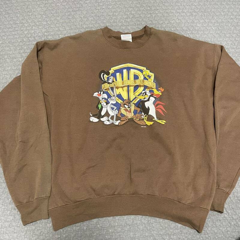 ワーナーブラザーズ　ルーニーテューンズ　スウェット　hanes XL warner bros looney tunes 