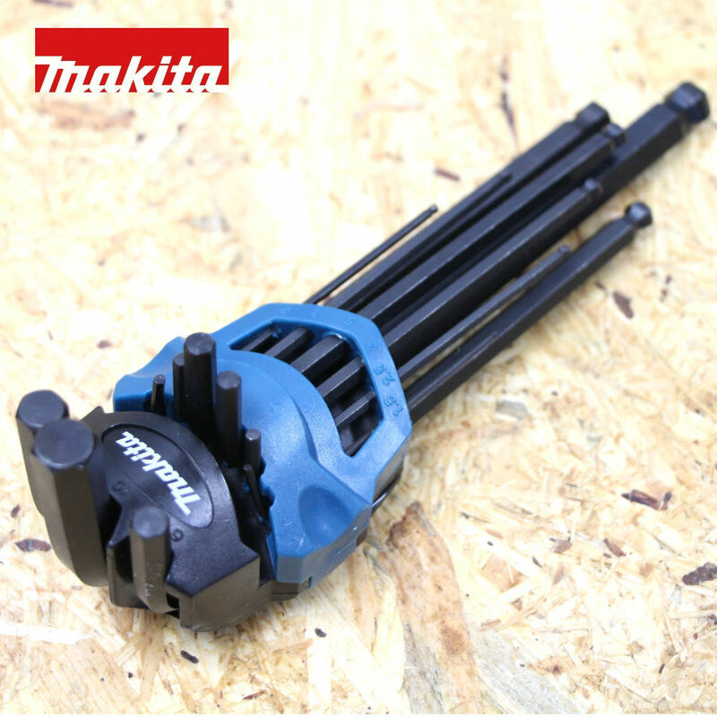 マキタ(Makita) 六角レンチセット 9本セット B-65894 ボールポイント L型 六角棒レンチ 並行輸入品　320Factory