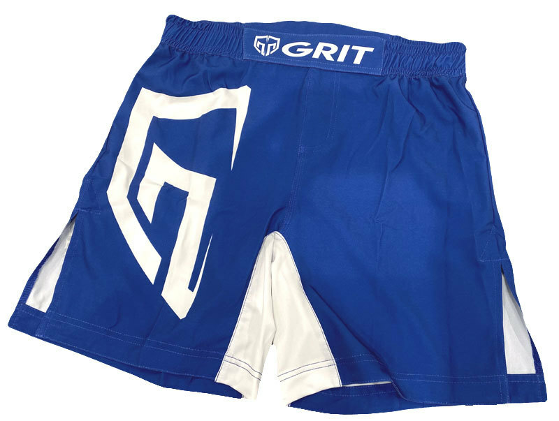 GRIT×COBRA 2312 FIGHT PANTS BLUE(Stretch fabric)MMAショーツ ファイトパンツ UFC RIZIN MMA 青色