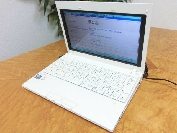 ●FRONTIER フロンティア 10型 ノートパソコン FRNU503 Bios起動しました 部品取用 ジャンク品 現状品 NY5315