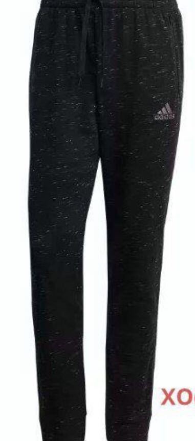 adidas☆パンツ スウェット フレンチテリー 裏毛☆サイズXO(2XL)カラーブラックメランジ(GK8974) ★未使用品☆★