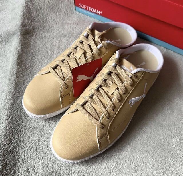 PUMA☆メンズ★プーマ ミュール スリッポン 白 ホワイト スマッシュ キャット SL スニーカー シューズ サンダル☆26.5cm★未使用品☆